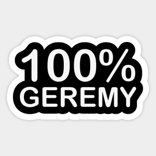 Geremy Name, couples gifts for boyfriend and girlfriend long distance. Sticker